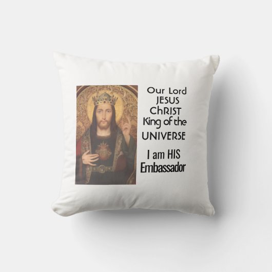 König des Universums Kissen (Vorderseite)