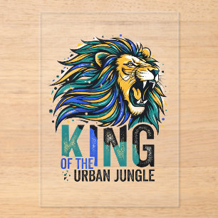 König des urbanen Dschungels Acryleinladungen
