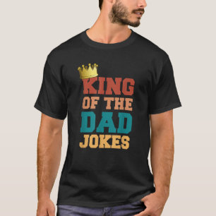König des Vaters Witze Bad Vater Puns Kronleuchter T-Shirt