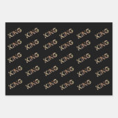 König des Waldes Geschenkpapier Set (Vorderseite)