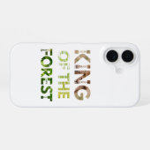 König des Waldes iPhone 16 Hülle (Rückseite (Horizontal))