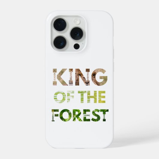 König des Waldes iPhone Hülle (Rückseite)