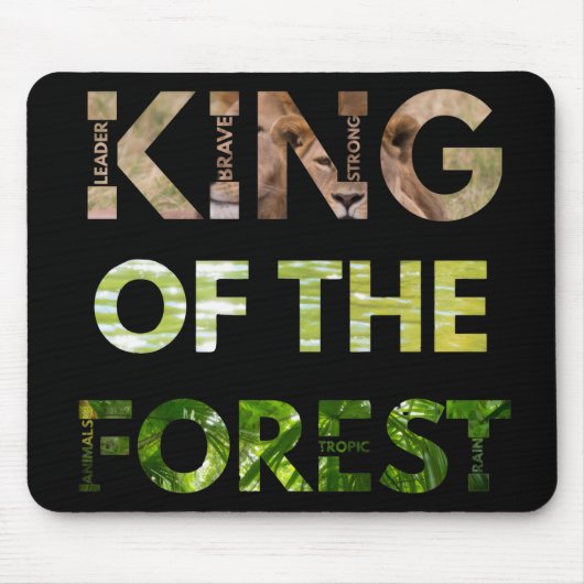 König des Waldes Mousepad (Vorne)
