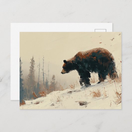 König des Waldes Postkarte (Vorne/Hinten)