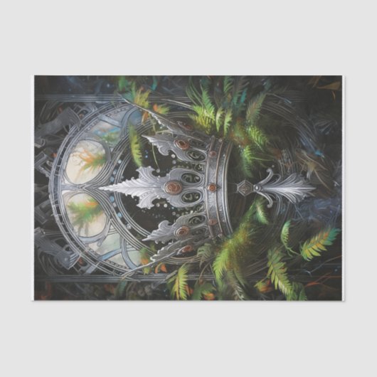 König des Waldes, Silberkrone der Fernen Seidenpapier (Vorderseite)