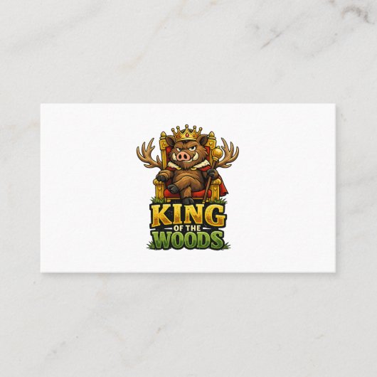 König des Waldes Visitenkarte (Vorderseite)