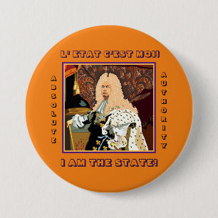 König Donald Trump Button