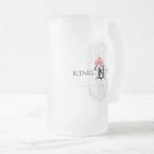 König Duce Mug Mattglas Bierglas (VorderseiteRechts)