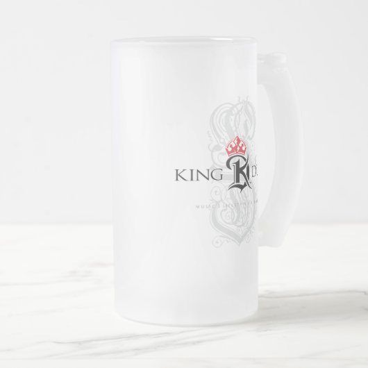 König Duce Mug Mattglas Bierglas (VorderseiteRechts)