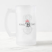 König Duce Mug Mattglas Bierglas (Links)