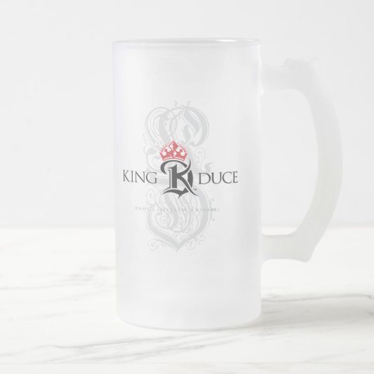 König Duce Mug Mattglas Bierglas (Rechts)