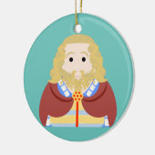 König Edward II. von England Keramik Ornament (Links)
