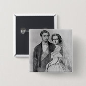 König Edward und Königin Alexandra Button (Vorne & Hinten)