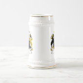 König Familienwappen Bierglas (Mittel)