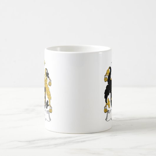 König Familienwappen Kaffeetasse (Mittel)