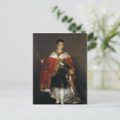 König Ferdinand VII von Spanien in seinen Roben de Postkarte (Stehend Vorderseite)