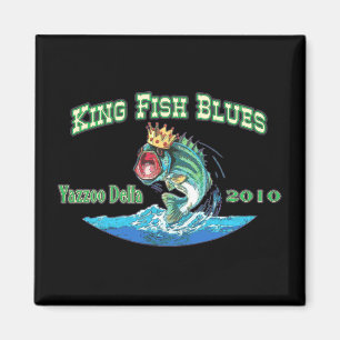 König Fish Blues Fest 2010 Magnet
