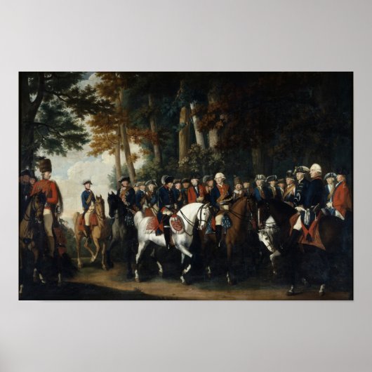 König Frederick II. Rückkehr von Preussen von Poster (Vorne)