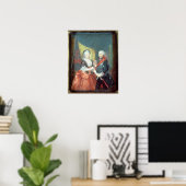 König Frederick II. und seine Ehefrau Poster (Heimbüro)