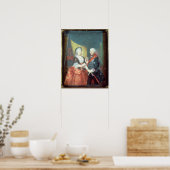 König Frederick II. und seine Ehefrau Poster (Küche)