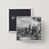 König Frederick II von Preußen wiederholend Button (Vorne & Hinten)