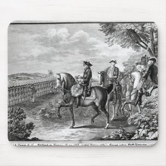 König Frederick II von Preußen wiederholend Mousepad (Vorne)
