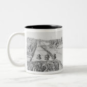 König Frederick II von Preußen Zweifarbige Tasse (Links)
