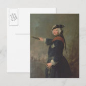 König Friedrich II. der Große Preußen 1746 Postkarte (Vorne/Hinten)