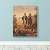 König Friedrich II. von Preußen Leinwanddruck (Insitu (Holzboden))
