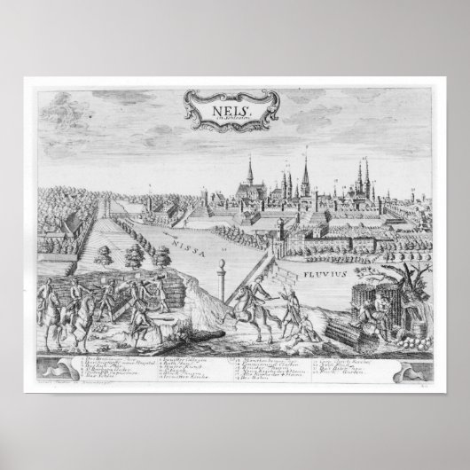 König Friedrich II. von Preußen Poster (Vorne)