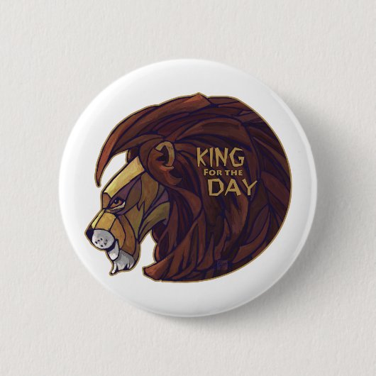 König für den Tag Button (Vorderseite)