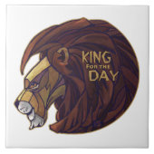 König für den Tag Fliese (Vorderseite)