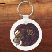 König für den Tag Schlüsselanhänger (Vorderseite)