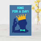König für einen Tag Karte (Gelbe Blume)