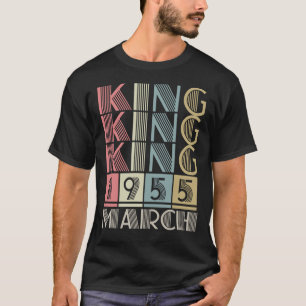 König, geboren im MÄRZ 1955 T-Shirt