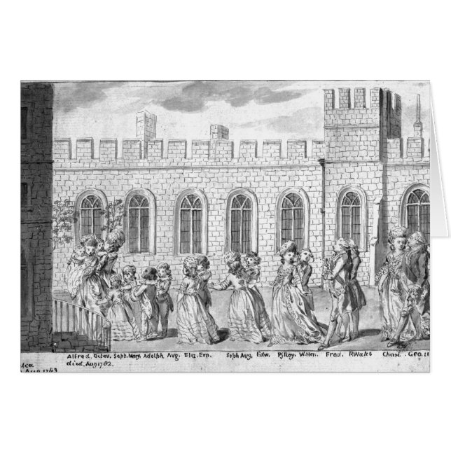 König George III und Königin Charlotte (Vorderseite (Horizontal))