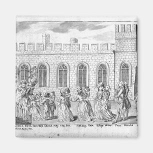 König George III und Königin Charlotte Magnet