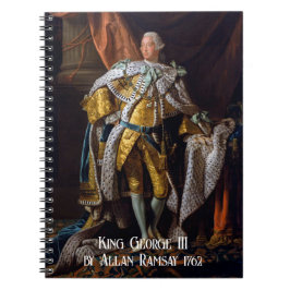 König George III von Allan Ramsay 1762 Notizblock