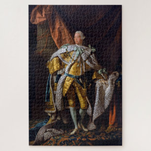 König George III von Allan Ramsay 1762 Puzzle