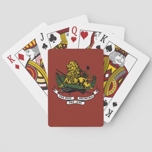 König, Gesetz und Land Spielkarten (Rückseite)