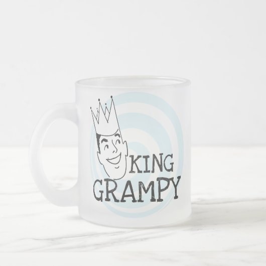König Grampy Tshirts und Geschenke Mattglastasse (Links)