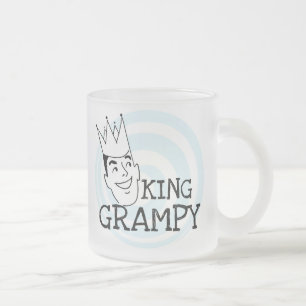 König Grampy Tshirts und Geschenke Mattglastasse