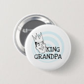 König Grandpa T-shirts und Geschenke Button (Vorne & Hinten)