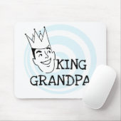 König Grandpa T-shirts und Geschenke Mousepad (Mit Mouse)