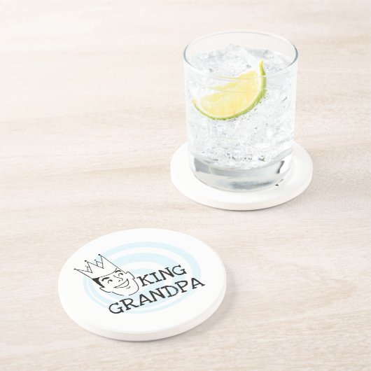 König Grandpa T-shirts und Geschenke Untersetzer (Seite)