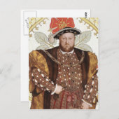 König Heinrich VIII. von England - Portrait Postca Postkarte (Vorne/Hinten)