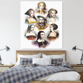König Heinrich VIII. von England | Seine sechs Ehe Leinwanddruck (Insitu (Schlafzimmer))