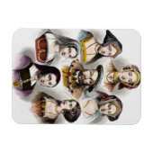 König Heinrich VIII. von England | Seine sechs Ehe Magnet (Horizontal)