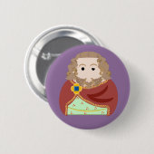 König Henry III von England. Button (Vorne & Hinten)