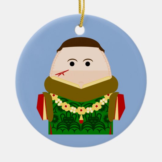 König Henry V von England Keramik Ornament (Vorne)